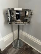 *Contemporary Style Ice Bucket on Stand