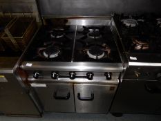 *Falcon Commercial Four Burner Cooker over Oven