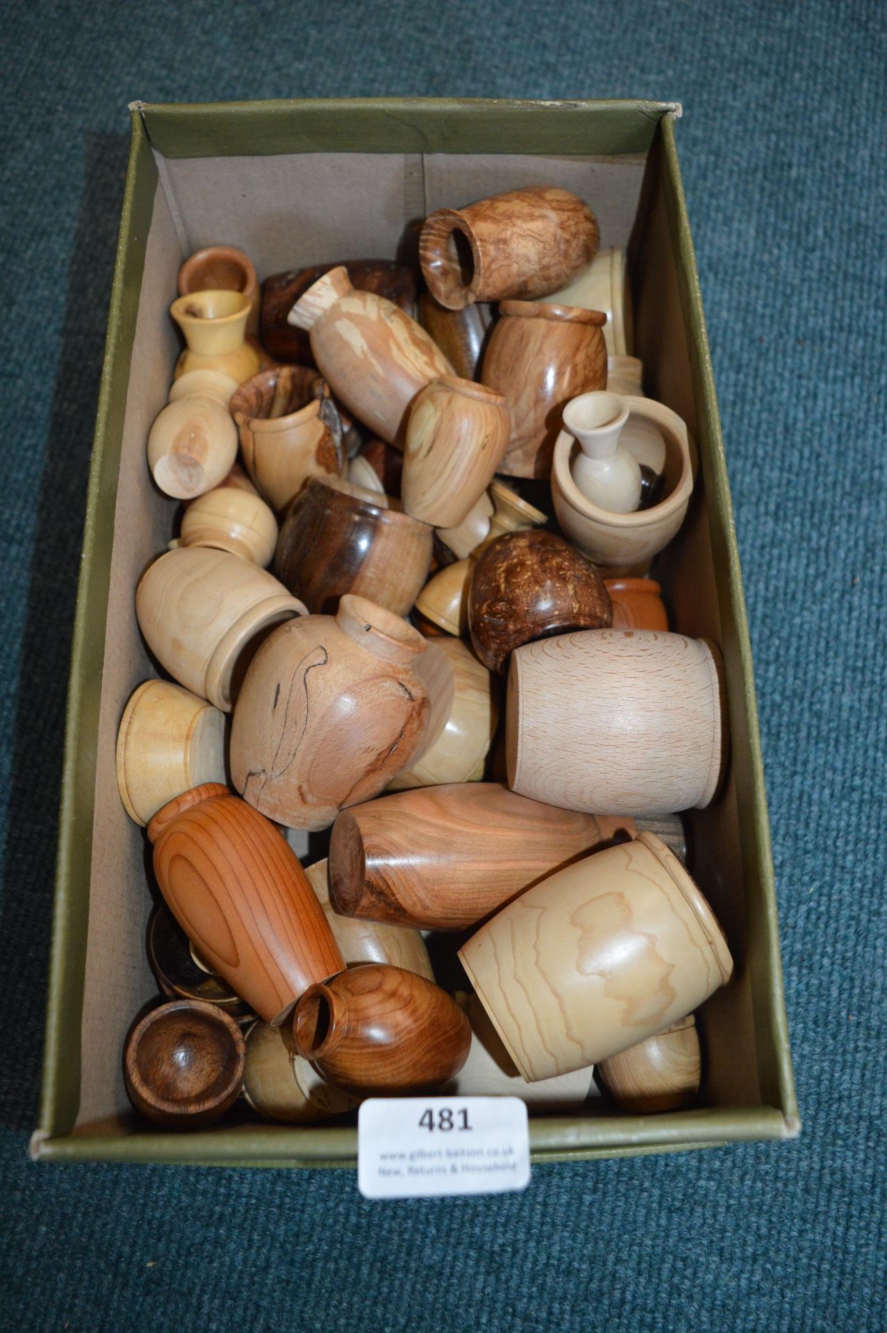 30+ Small and Medium Turned Wooden Pots - Image 2 of 2