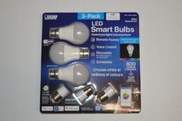 *Feit LED Smart Bulb 3pk