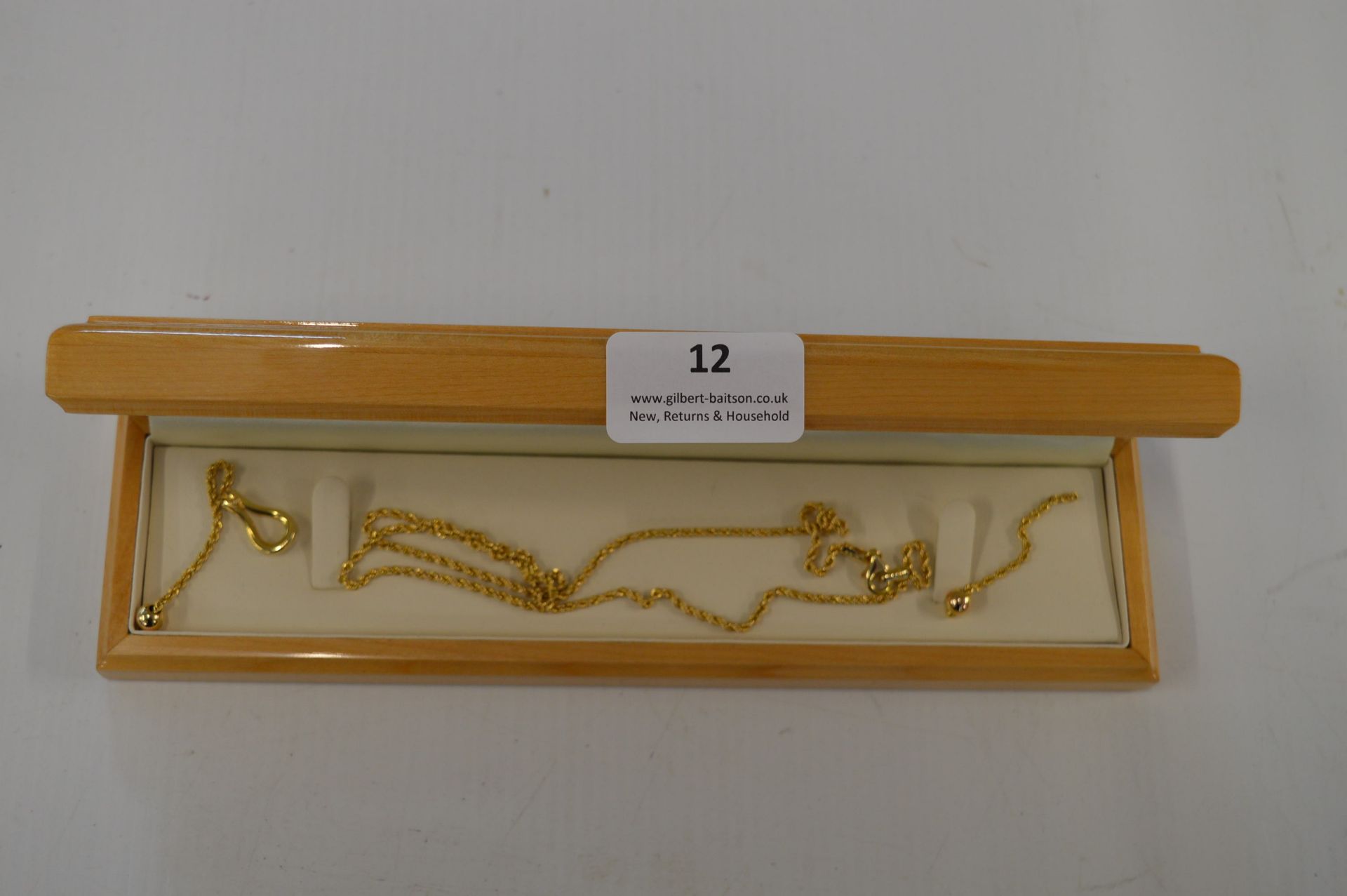 *14k Gold Rope Chain Necklace (AF)