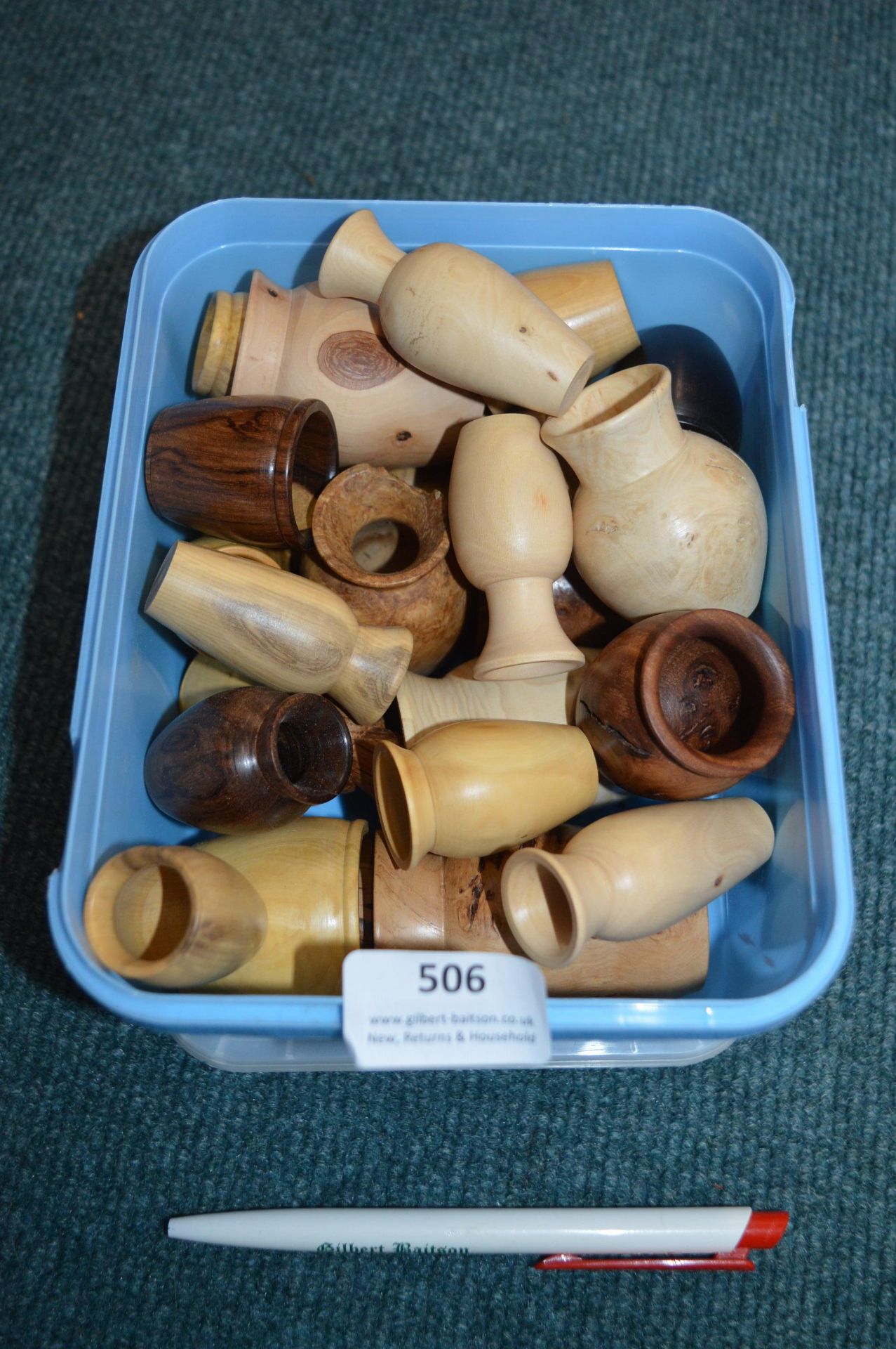 20+ Small Turned Wooden Pots
