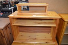 Small Solid Pine Shelves plus Pine Display Stand