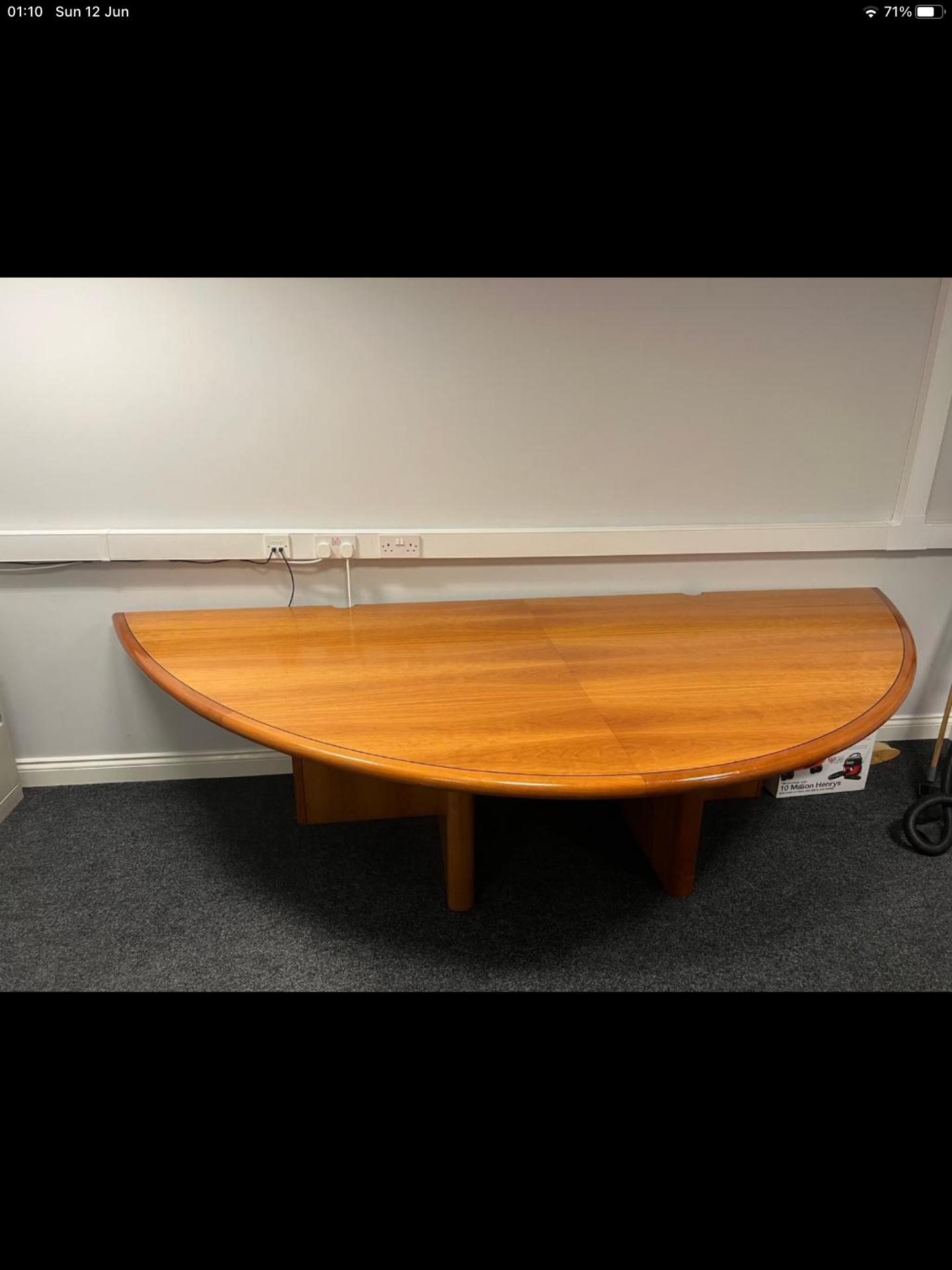 18ft x 11ft Sectional Boardroom Table - Image 3 of 3