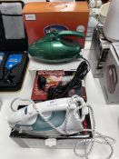 Morphy Richards Steam Iron, Silentnight Double Ele