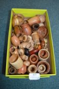 50+ Small and Miniature Turned Wooden Pots, Bowls,