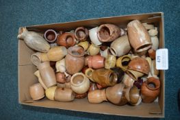 50+ Small and Miniature Turned Wooden Pots, Bowls,