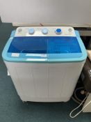 Portable Plastic Lightweight Twin Tub Washing Mach