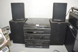 Sony LBT-V102 Stereo System plus extra Panasonic S