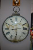 Distressed Kensington Wall Clock