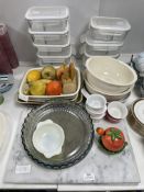 Kitchen Serving Bowls, Storage Tubs, Artificial Fr