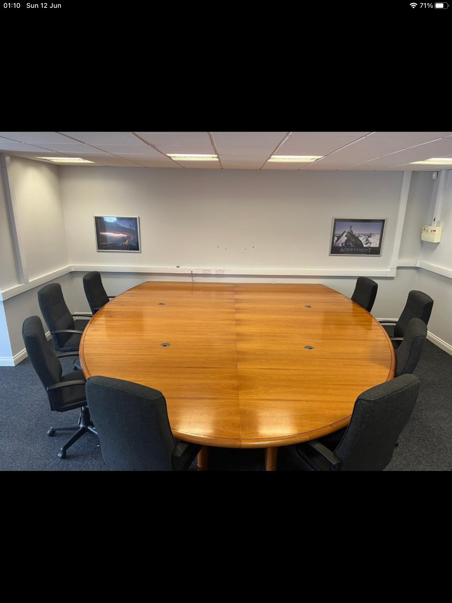 18ft x 11ft Sectional Boardroom Table - Image 2 of 3