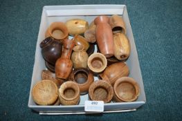 20+ Small and Medium Turned Wooden Pots