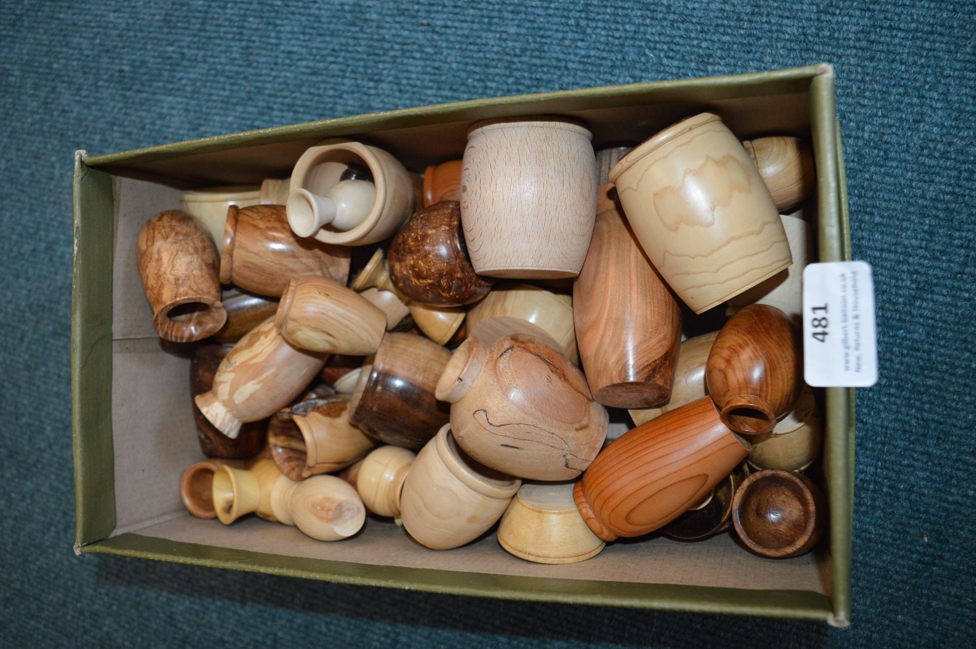 30+ Small and Medium Turned Wooden Pots