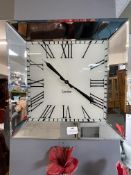Mirror Framed Wall Clock