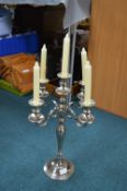 Large Heavy Plated Candelabra