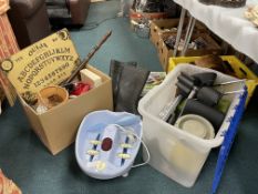 Two Boxes of Assorted Household Goods Including We