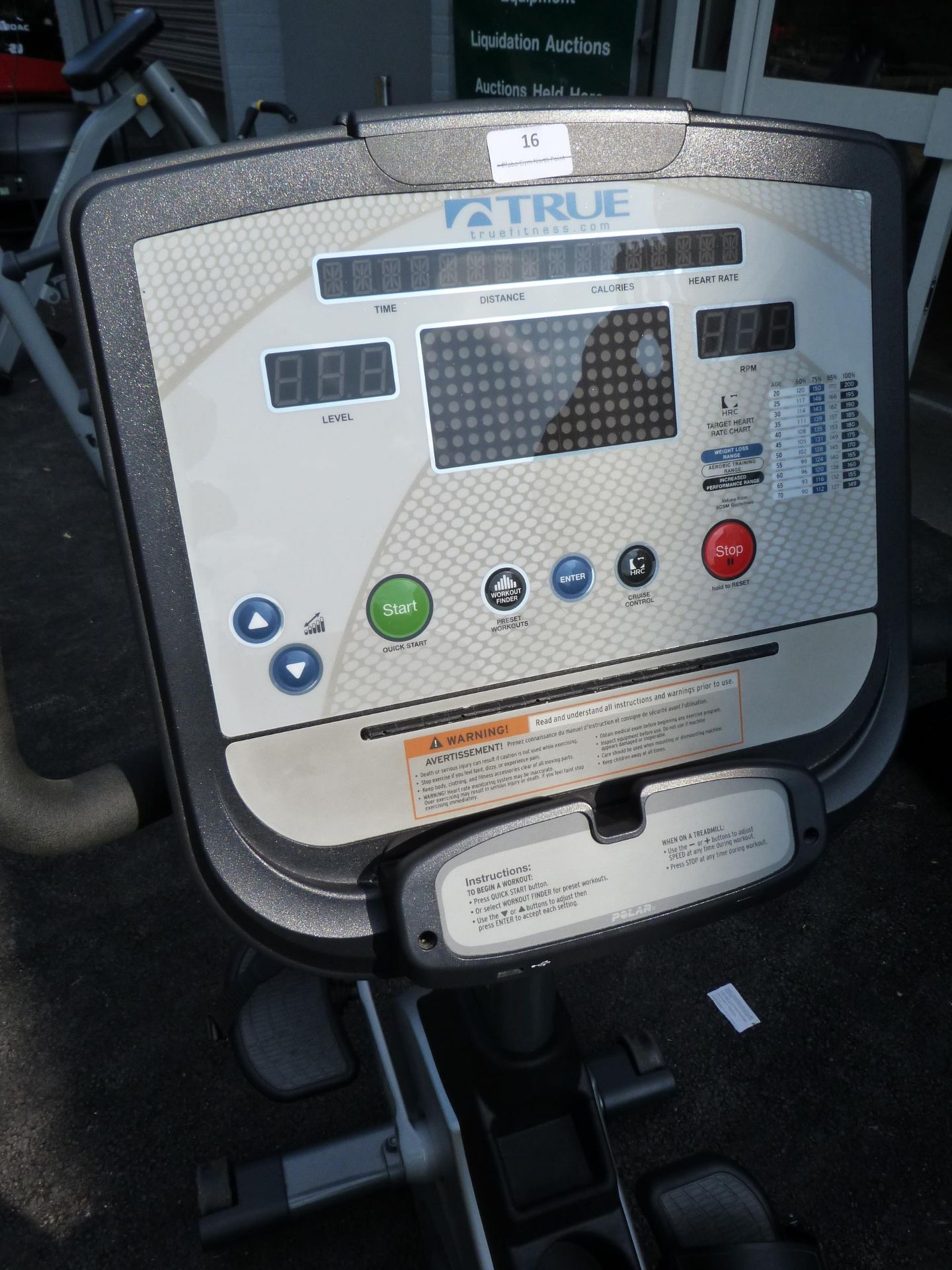 *True Fitness 900 Recumbent Exercise Cycle with Polar Digital Display - Image 2 of 2