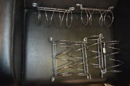 *Six Spiral Chrome Hangers