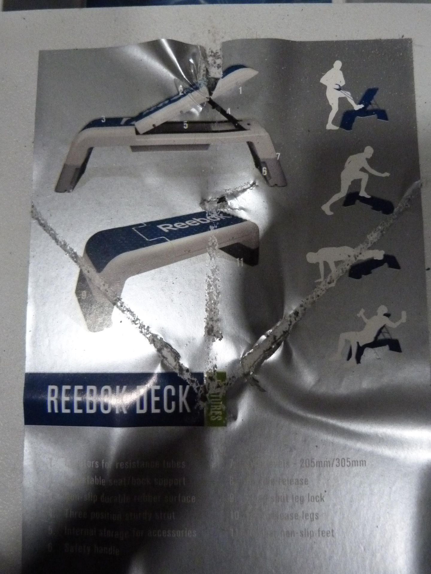 *Reebok Deck Workout Platform (one foot missing) - Image 2 of 2