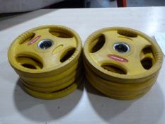 *Ten Alex 1.25kg Weight Discs (yellow)