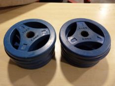 *Ten Alex 2.5kg Weight Discs (blue)