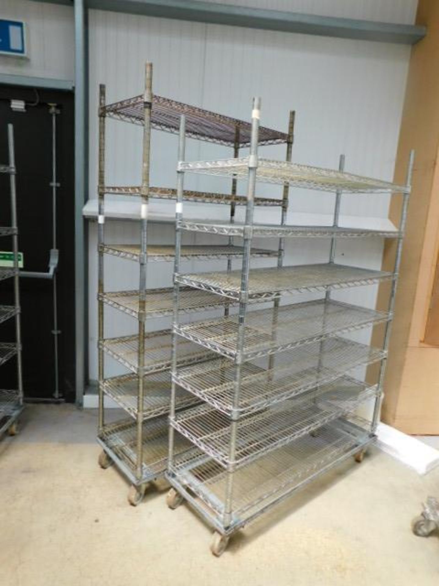 * 1x S/S Adjustable Mesh Racking