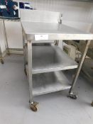 * S/S Wheeled Worktable