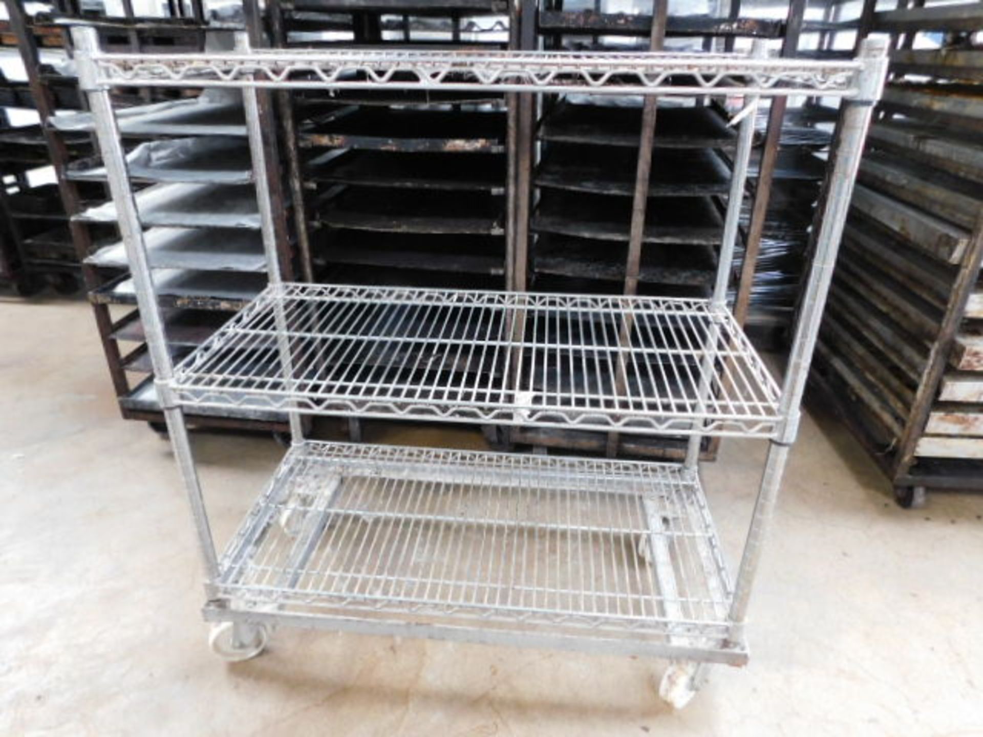 * 2x S/S Adjustable Mesh Racking