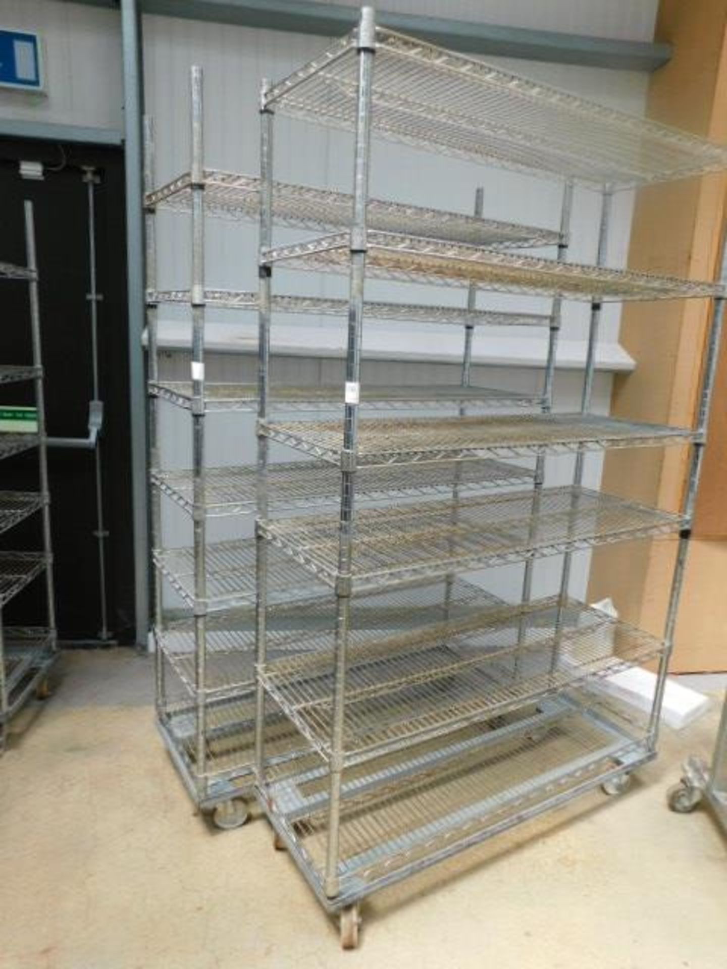 * 2x S/S Adjustable Mesh Racking