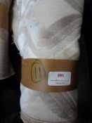 8m Roll of Cream Velvet Cut Chenille Upholstery Fa