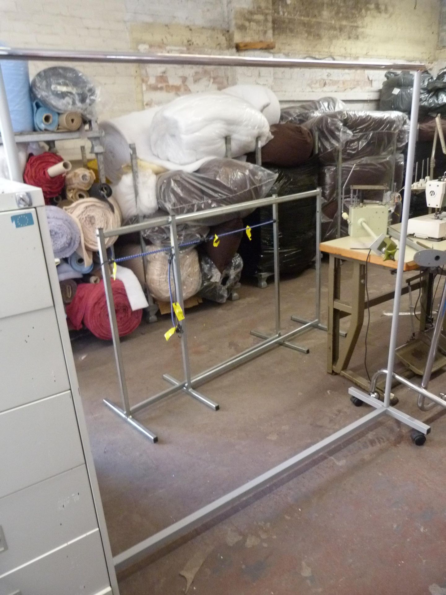 *Three Clothes Rails on Wheels ~1.6x1.5m - Image 3 of 4