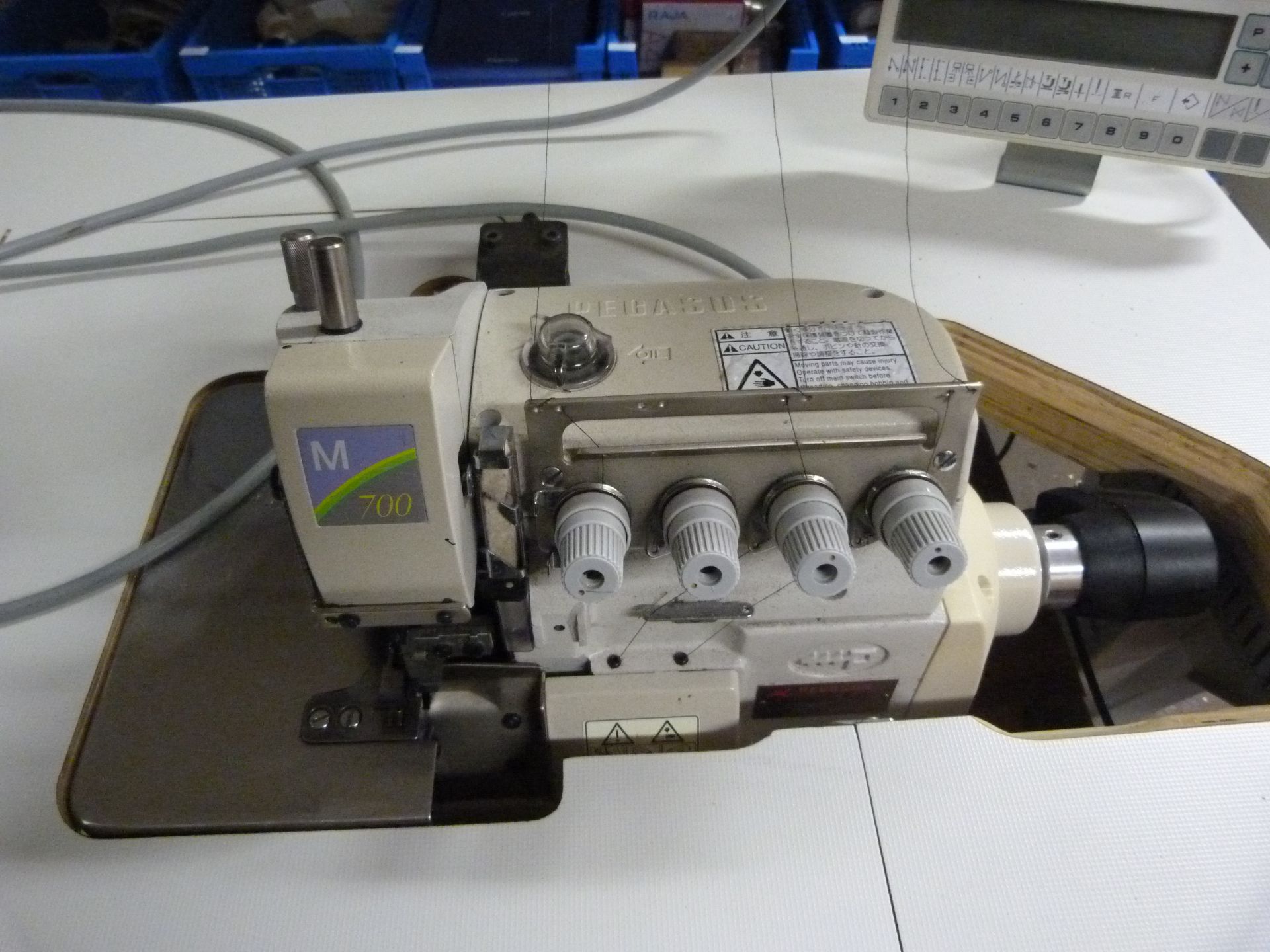 *Pegasus M700 Sewing Machine - 240V Single Phase Fitted with 13 Amp Plug - Image 2 of 3