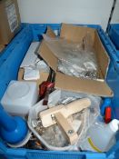 *Crate Containing D-Rings, Acrylic Removers, Tools