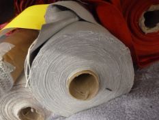 *~5ft Roll of pale Grey Cotton Fabric