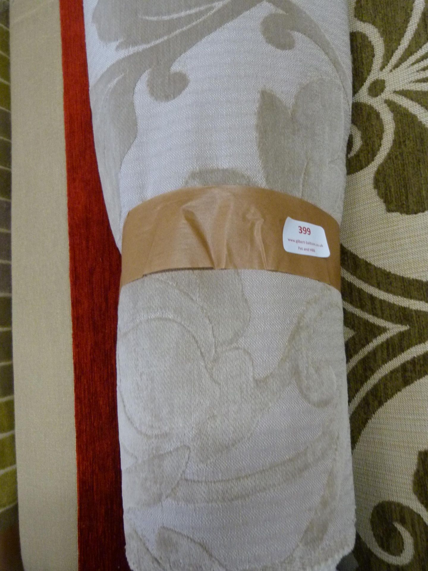 Next Linen Beige/Grey Upholstery Fabric