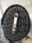 *~2.5ft Roll of Doubled Over Microfiber Plaid Fabr