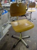 *Pfaff Sewing Machinists Swivel Chair