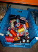 *Storage Crate Containing ~50 Spools of Thread