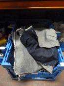 *Storage Crate of Denim Fabric