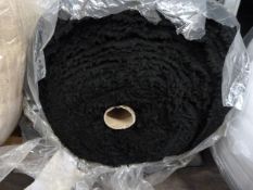 *~5ft x 37m Roll of Black Microfiber Toweling