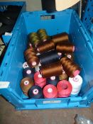 *Storage Crate of 30+ Spools of Thread