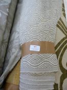 8m Roll of Cream, Gold & pale Gold Linen Upholster