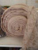 *5ft Roll of Cream Lace Fabric