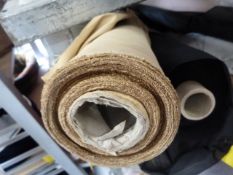 *5ft Roll of Brown Synthetic Fabric