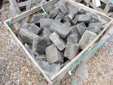 *Pallet of Hand Finished Vintage Garden Edging Granite Sets