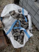 *Bag of Small Granite Blocks