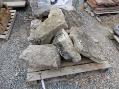 *Pallet of Rough Decorative Stones