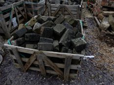 *Pallet of Hand Finished Vintage Garden Edging Granite Sets