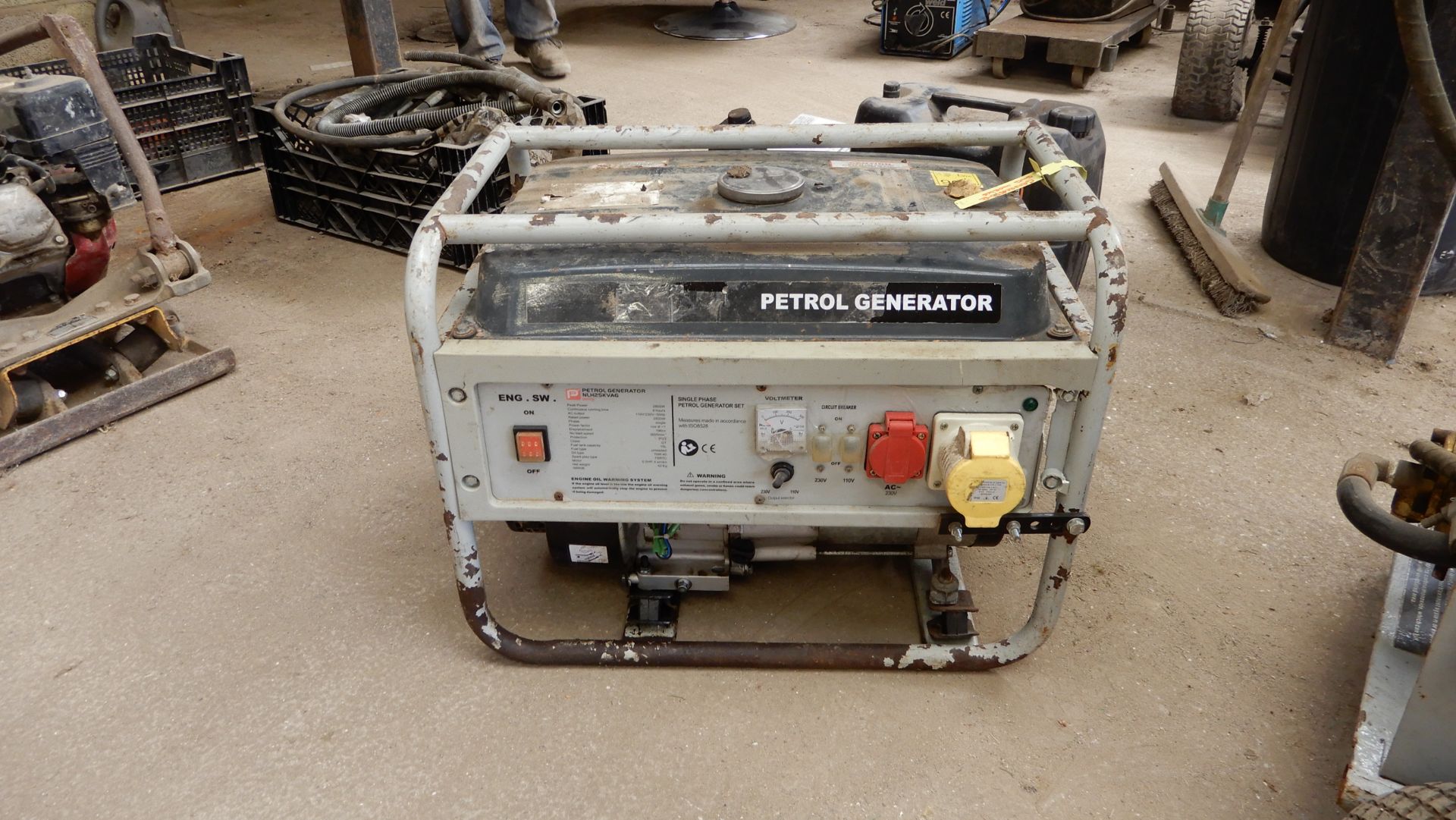 *Petrol Driven Dual Voltage Generator Model NHL25K